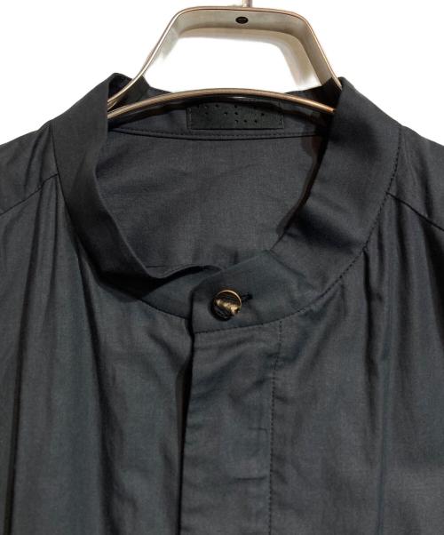 DEVOA（デヴォア）DEVOA (デヴォア) ジップアップシャツ ブラック サイズ:3の古着・服飾アイテム