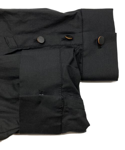 DEVOA（デヴォア）DEVOA (デヴォア) ジップアップシャツ ブラック サイズ:3の古着・服飾アイテム