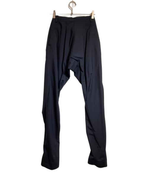 DEVOA（デヴォア）DEVOA (デヴォア) 立体裁断ストライプパンツ ネイビー サイズ:3の古着・服飾アイテム