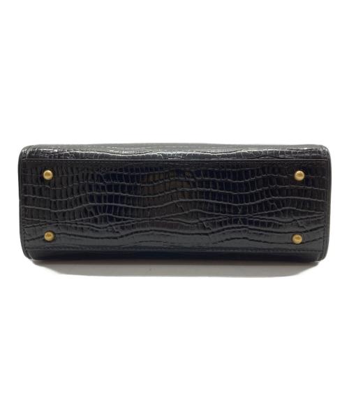 TOUT Y EST（トゥティエ）TOUT Y EST (トゥティエ) SAC LOQUET CROCO BLACK ブラックの古着・服飾アイテム