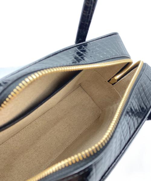 TOUT Y EST（トゥティエ）TOUT Y EST (トゥティエ) SAC LOQUET CROCO BLACK ブラックの古着・服飾アイテム