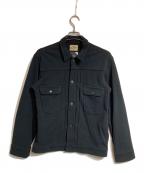 Wrangler×ATONラングラー×エイトン）の古着「カノコ トラッカージャケット」｜ブラック