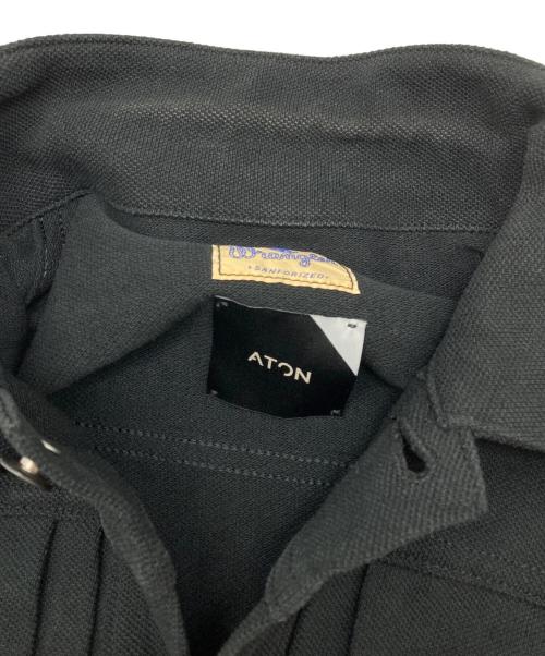 Wrangler（ラングラー）Wrangler (ラングラー) ATON (エイトン) カノコ トラッカージャケット ブラック サイズ:4の古着・服飾アイテム