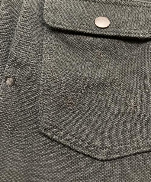 Wrangler（ラングラー）Wrangler (ラングラー) ATON (エイトン) カノコ トラッカージャケット ブラック サイズ:4の古着・服飾アイテム