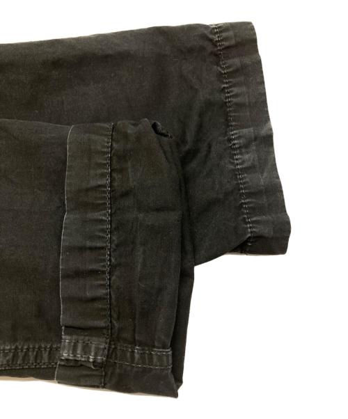 STONE ISLAND（ストーンアイランド）STONE ISLAND (ストーンアイランド) BRUSHED COTTON CANVAS OLD EFFECT CARGO PANTS ブラック サイズ:30の古着・服飾アイテム