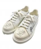 VERSACEヴェルサーチェ）の古着「メデューサローカットスニーカー」｜ホワイト