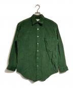 im productアイムプロダクト）の古着「コーデュロイシャツ」｜グリーン