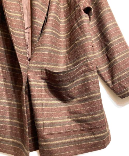 ISSEY MIYAKE PERMANENTE（イッセイミヤケ ペルマネンテ）ISSEY MIYAKE PERMANENTE (イッセイミヤケ ペルマネンテ) フーデッドジャケット ブラウン サイズ:Freeの古着・服飾アイテム