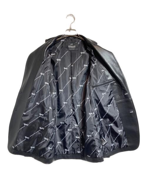 Denham（デンハム）Denham (デンハム) LEATHER TAILOR JACKET ブラック サイズ:LARGEの古着・服飾アイテム