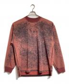 DIESELディーゼル）の古着「スウェット」｜レッド