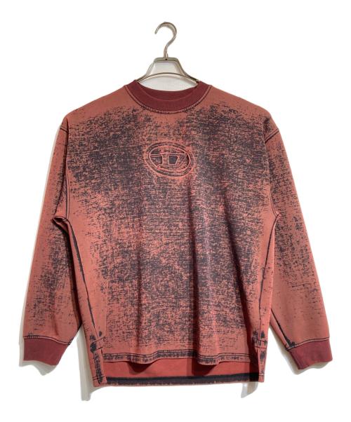 DIESEL（ディーゼル）DIESEL (ディーゼル) スウェット レッド サイズ:Mの古着・服飾アイテム