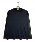 DIESELディーゼル）の古着「ロングスリーブカットソー」｜ブラック