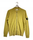 STONE ISLANDストーンアイランド）の古着「ニットブルゾン」｜イエロー