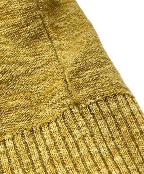 STONE ISLAND（ストーンアイランド）STONE ISLAND (ストーンアイランド) ニットブルゾン イエロー サイズ:XLの古着・服飾アイテム