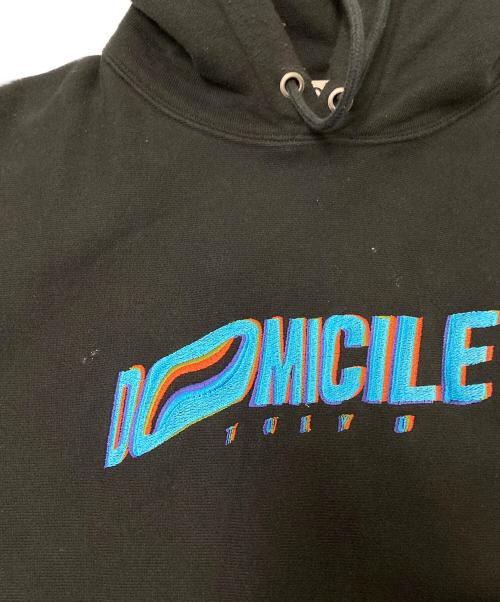 DOMICILE（ドミサイル）DOMICILE (ドミサイル) プルオーバーパーカー ブラック サイズ:XLの古着・服飾アイテム