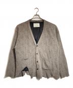 pillingsピリングス）の古着「ニットカーディガン」｜ブラウン