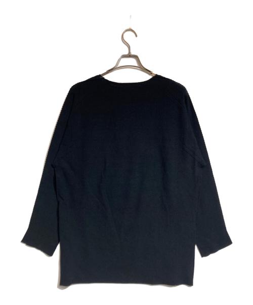 A POC ISSEY MIYAKE（エイポックイッセイミヤケ）A POC ISSEY MIYAKE (エイポックイッセイミヤケ) フラットガーメントニット ブラック サイズ:3の古着・服飾アイテム