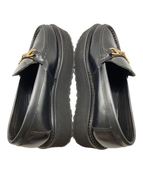 Caminando（カミナンド）Caminando (カミナンド) プラットフォームビットローファー ブラック サイズ:7の古着・服飾アイテム