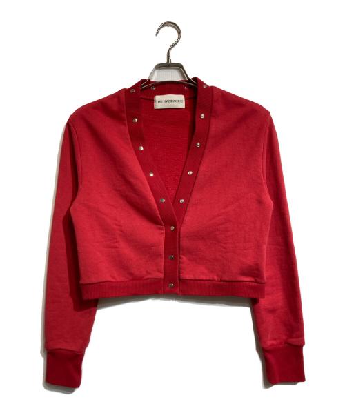 THE HAND SOME（ハンサム）THE HAND SOME (ハンサム) スウェットカーディガン レッド サイズ:Freeの古着・服飾アイテム