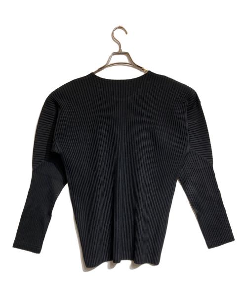 HOMME PLISSE ISSEY MIYAKE（オム プリッセ イッセイ ミヤケ）HOMME PLISSE ISSEY MIYAKE (オム プリッセ イッセイ ミヤケ) BASICSカットソー ブラック サイズ:3の古着・服飾アイテム