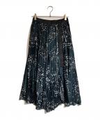 sacaiサカイ）の古着「バンダナ柄ラップスカート」｜ネイビー