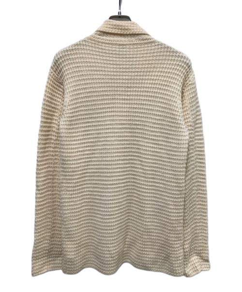 ARMANI COLLEZIONI（アルマーニ コレツィオーニ）ARMANI COLLEZIONI (アルマーニ コレツィオーニ) ニットカーディガン アイボリー サイズ:48の古着・服飾アイテム