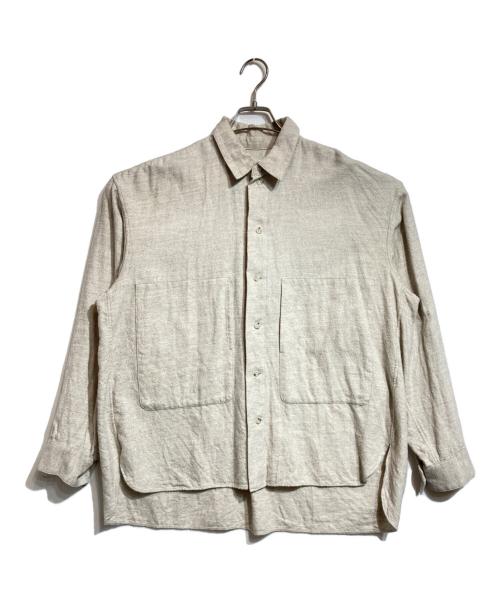 POLYPLOID（ポリプロイド）POLYPLOID (ポリプロイド) SHIRT JACKET ベージュ サイズ:2の古着・服飾アイテム