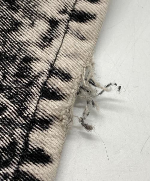 DRIES VAN NOTEN（ドリスヴァンノッテン）DRIES VAN NOTEN (ドリスヴァンノッテン) アシッドウォッシュデニムパンツ ブラック サイズ:30の古着・服飾アイテム