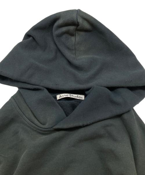 Acne studios（アクネ ストゥディオス）Acne studios (アクネ ストゥディオス) ロゴフーディセーター ネイビー サイズ:XSの古着・服飾アイテム