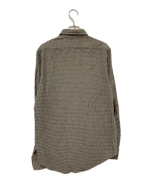 POLO RALPH LAUREN（ポロ・ラルフローレン）POLO RALPH LAUREN (ポロ・ラルフローレン) エルボーパッチシャツ ベージュ サイズ:Sの古着・服飾アイテム