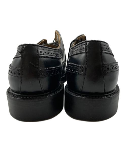 MR MARTI（マルマーティン）MR MARTI (マルマーティン) Fire Dept WingTip Leather Shoes ブラック サイズ:9の古着・服飾アイテム