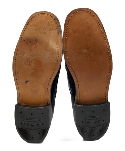 MR MARTI（マルマーティン）MR MARTI (マルマーティン) Fire Dept WingTip Leather Shoes ブラック サイズ:9の古着・服飾アイテム