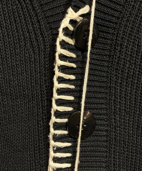 OUAT（オーユーエーティー）OUAT (オーユーエーティー) OFFICE CARDIGAN ブラック サイズ:2の古着・服飾アイテム