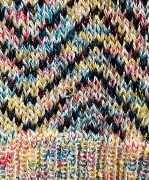 masu（エムエーエスユー）masu (エムエーエスユー) CANDY LONG KNIT VEST マルチカラー サイズ:46の古着・服飾アイテム