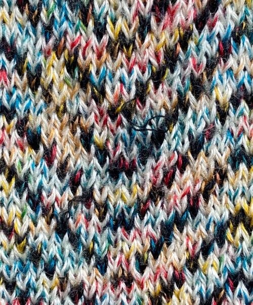 masu（エムエーエスユー）masu (エムエーエスユー) CANDY LONG KNIT VEST マルチカラー サイズ:46の古着・服飾アイテム