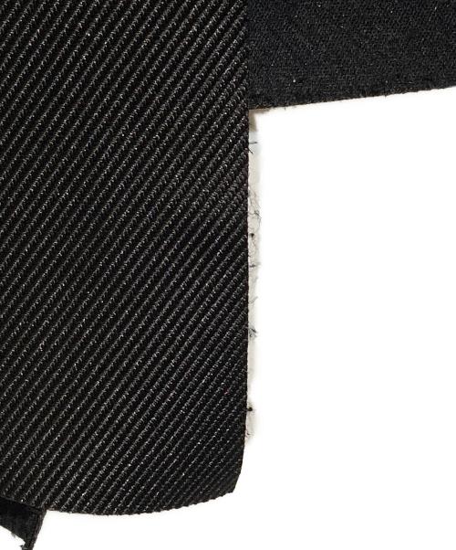 COMME des GARCONS（コムデギャルソン）COMME des GARCONS (コムデギャルソン) ポリエステル裁断スカート ブラック サイズ:Mの古着・服飾アイテム