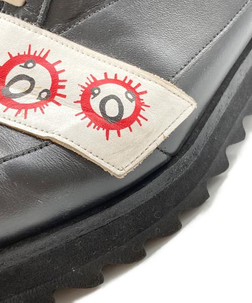 CHARLES JEFFREY LOVERBOY（チャールズ ジェフリー ラバーボーイ）CHARLES JEFFREY LOVERBOY (チャールズ ジェフリー ラバーボーイ) レースアップヒールブーツ ブラック サイズ:43の古着・服飾アイテム