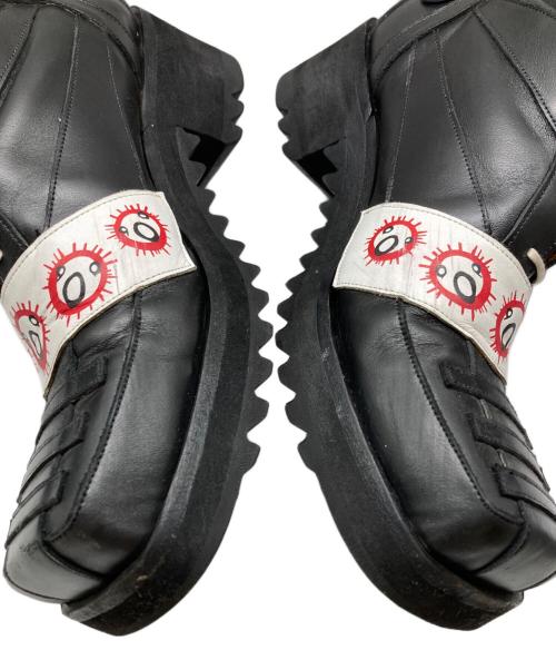 CHARLES JEFFREY LOVERBOY（チャールズ ジェフリー ラバーボーイ）CHARLES JEFFREY LOVERBOY (チャールズ ジェフリー ラバーボーイ) レースアップヒールブーツ ブラック サイズ:43の古着・服飾アイテム