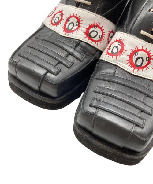 CHARLES JEFFREY LOVERBOY（チャールズ ジェフリー ラバーボーイ）CHARLES JEFFREY LOVERBOY (チャールズ ジェフリー ラバーボーイ) レースアップヒールブーツ ブラック サイズ:43の古着・服飾アイテム