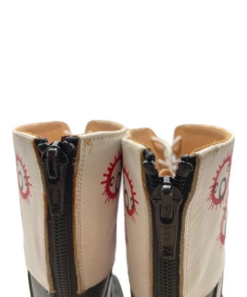 CHARLES JEFFREY LOVERBOY（チャールズ ジェフリー ラバーボーイ）CHARLES JEFFREY LOVERBOY (チャールズ ジェフリー ラバーボーイ) レースアップヒールブーツ ブラック サイズ:43の古着・服飾アイテム