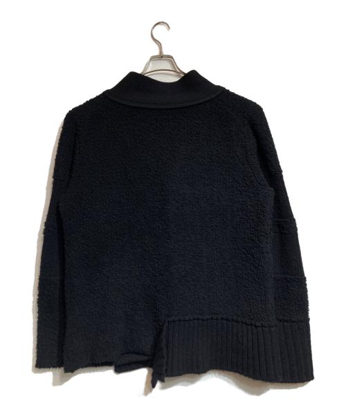 sacai（サカイ）sacai (サカイ) Wool Knit Cardigan ブラック サイズ:2の古着・服飾アイテム