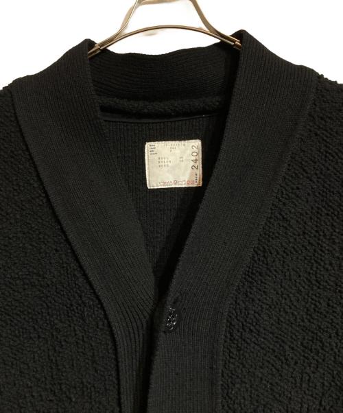 sacai（サカイ）sacai (サカイ) Wool Knit Cardigan ブラック サイズ:2の古着・服飾アイテム