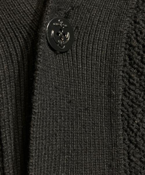 sacai（サカイ）sacai (サカイ) Wool Knit Cardigan ブラック サイズ:2の古着・服飾アイテム