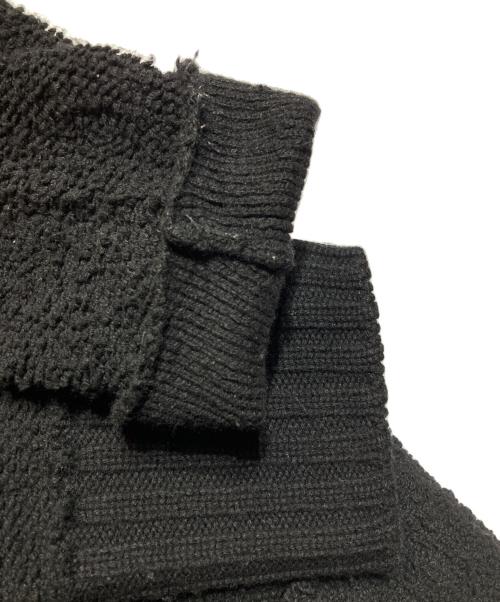 sacai（サカイ）sacai (サカイ) Wool Knit Cardigan ブラック サイズ:2の古着・服飾アイテム