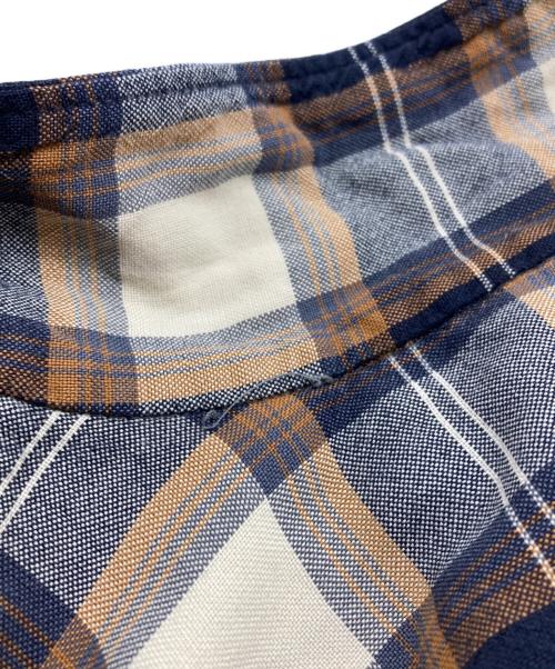 Sears（シアーズ）Sears (シアーズ) ヴィンテージオープンカラーシャツ ネイビー サイズ:LARGEの古着・服飾アイテム