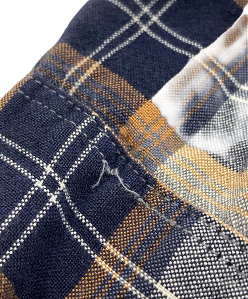 Sears（シアーズ）Sears (シアーズ) ヴィンテージオープンカラーシャツ ネイビー サイズ:LARGEの古着・服飾アイテム