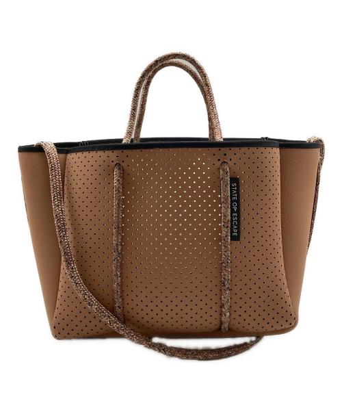 STATE OF ESCAPE（ステイトオブエスケープ）STATE OF ESCAPE (ステイトオブエスケープ) 2WAYバッグ ピンクベージュの古着・服飾アイテム