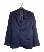 TOGA VIRILISトーガ ビリリース）の古着「カラー切替テーラードジャケット」｜ネイビー