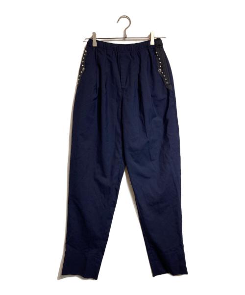 TOGA VIRILIS（トーガ ビリリース）TOGA VIRILIS (トーガ ビリリース) スタッズ２タックスラックス ネイビー サイズ:44の古着・服飾アイテム