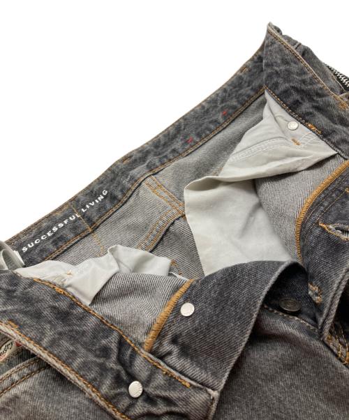 DIESEL（ディーゼル）DIESEL (ディーゼル) Straight Jeans 2002 ブラック サイズ:32の古着・服飾アイテム